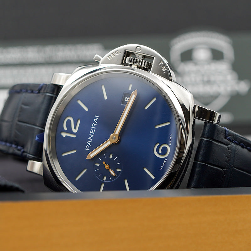 SOLD - Panerai Luminor Due PAM01274 '22 Blue Dial 42mm B&P