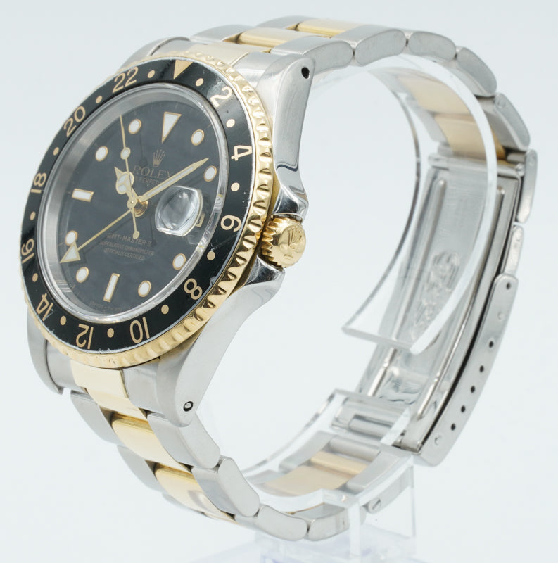 SOLD - 12/23/22 - Rolex GMT Master II 16713 Two-Tone Circa 1994 40mm