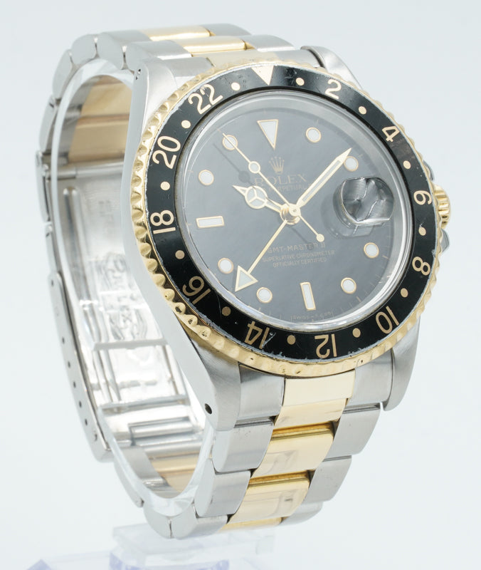 SOLD - 12/23/22 - Rolex GMT Master II 16713 Two-Tone Circa 1994 40mm