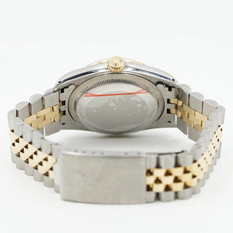 ROLEX, REF. 16233 STAINLESS STEEL AND 18K YELLOW GOLD 'OYSTER PERPETUAL  DATEJUST' WRISTWATCH, CIRCA 1990