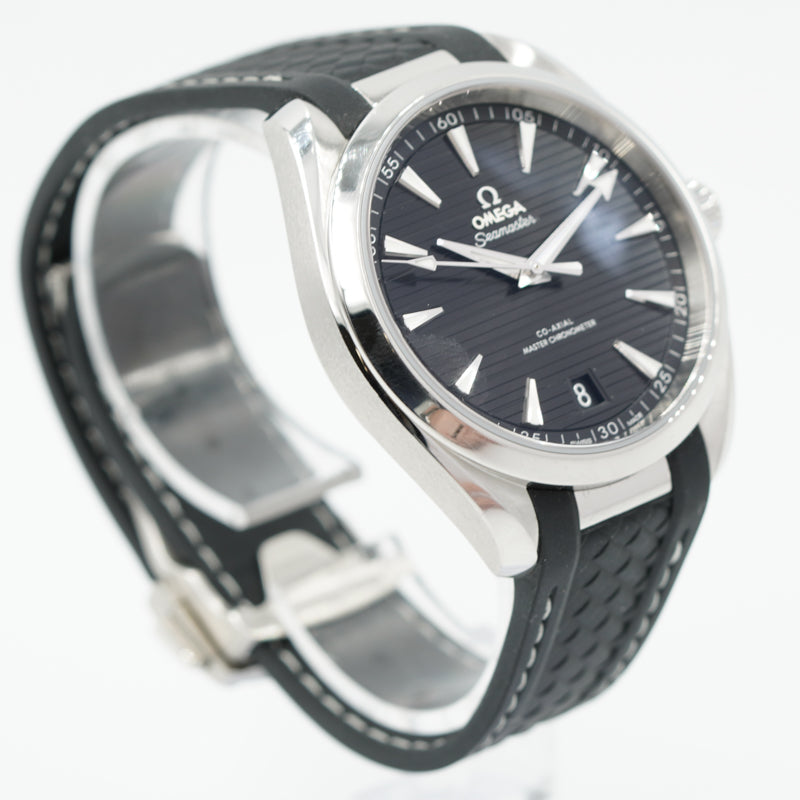 SOLD - Omega Seamaster Aqua Terra Black 220.12.41.21.01.001 B&P '21 Rubber Strap 41mm