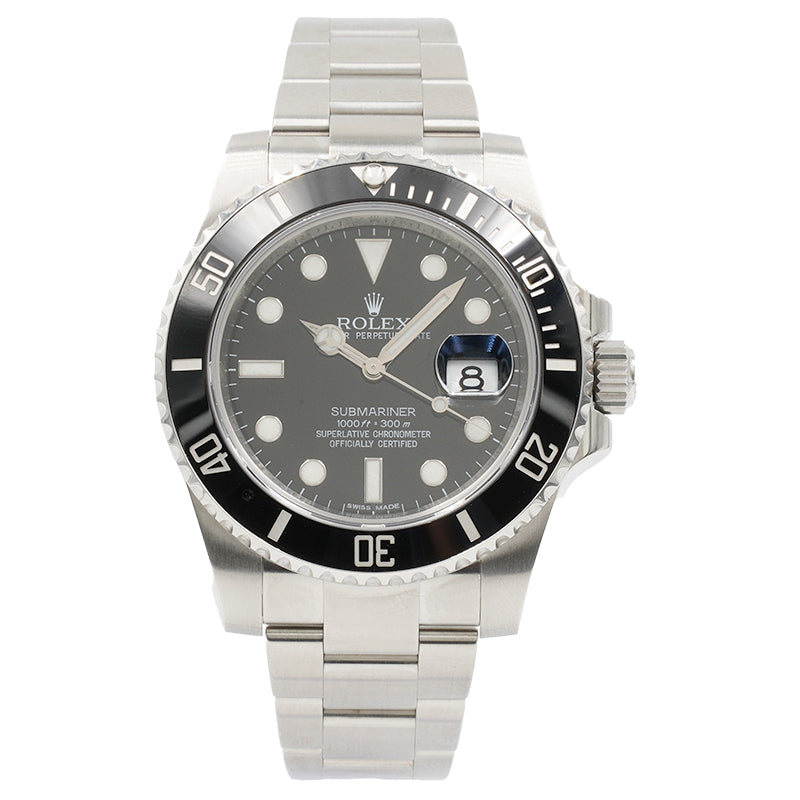 SOLD - Rolex Submariner 116610LN Black Dial and Bezel