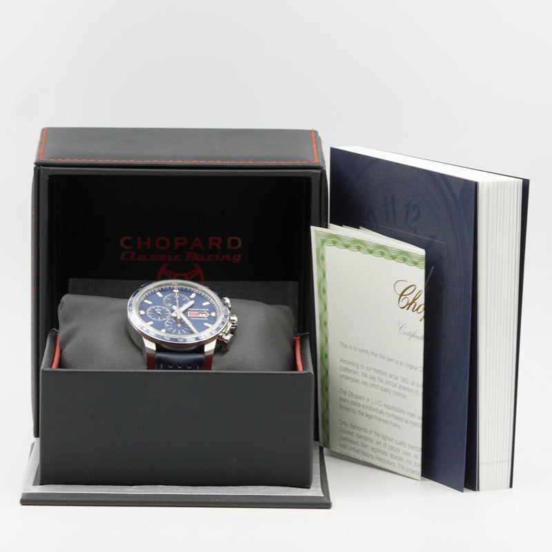 SOLD Chopard Mille Miglia GTS Azzurro Chronograph Limited Edition 168571 3007