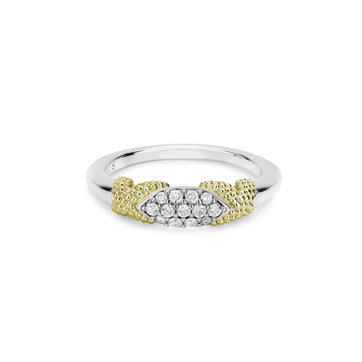 Lagos Caviar Lux Diamond Ring - 02-80666-DD7