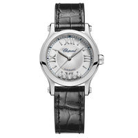 Chopard Stainless Steel Happy Sport 30mm Automatic Ladies Watch