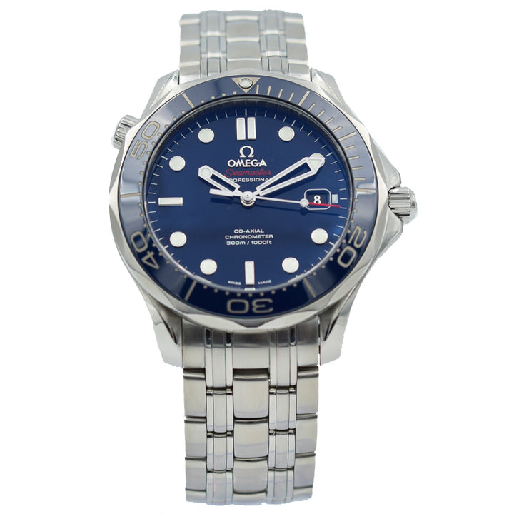 SOLD 11 2019 Omega Seamaster 300 Diver 212.30.41.20.03.001 Blue Moyer Fine Jewelers