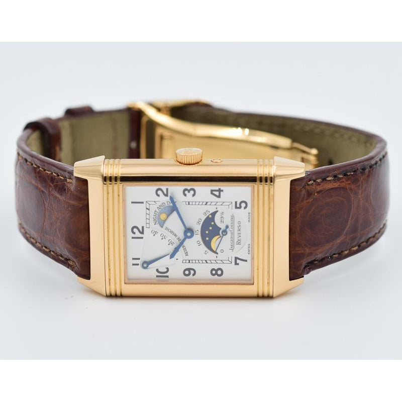 SOLD 02 2020Jaeger LeCoultre Reverso 270.2.63 Sun Moon 18k