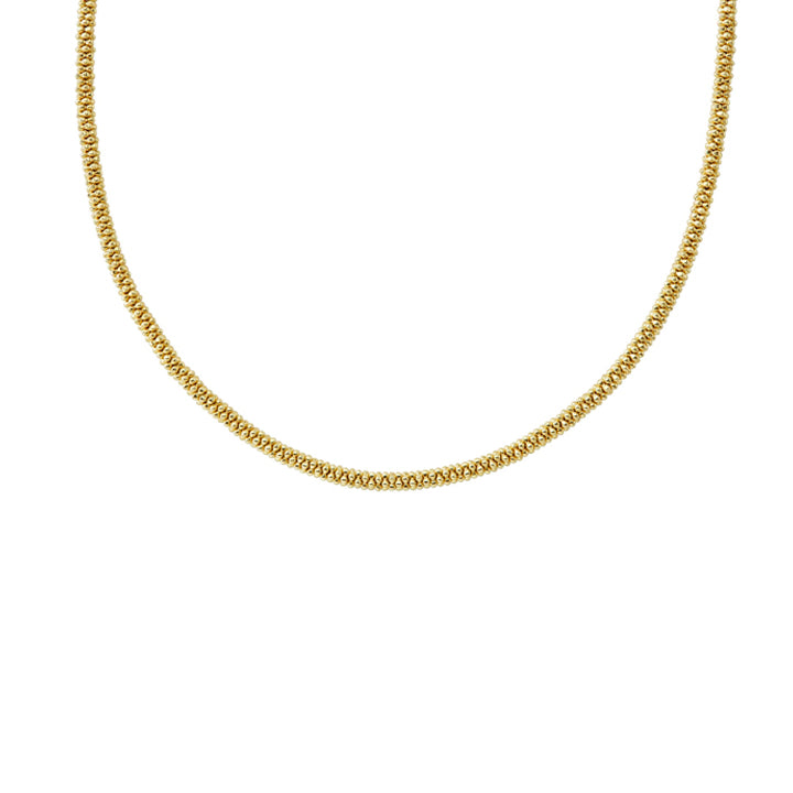 Lagos Caviar Gold 3mm Gold Caviar Necklace 16