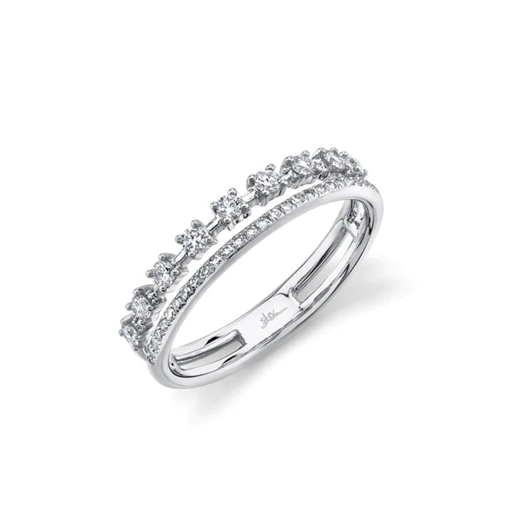 14K White Gold Diamond Ring - SC55020851