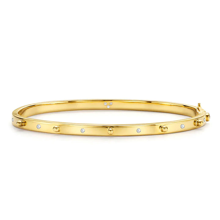 Temple St. Clair 18K Small Granulated Bracelet - B18817-GRN